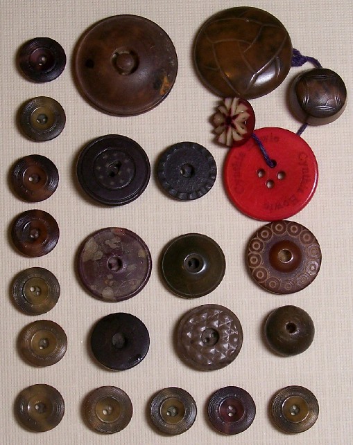 vintage tagua nut buttons