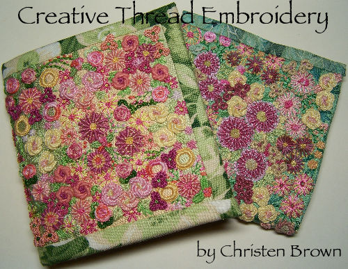creative thread embroidery samples